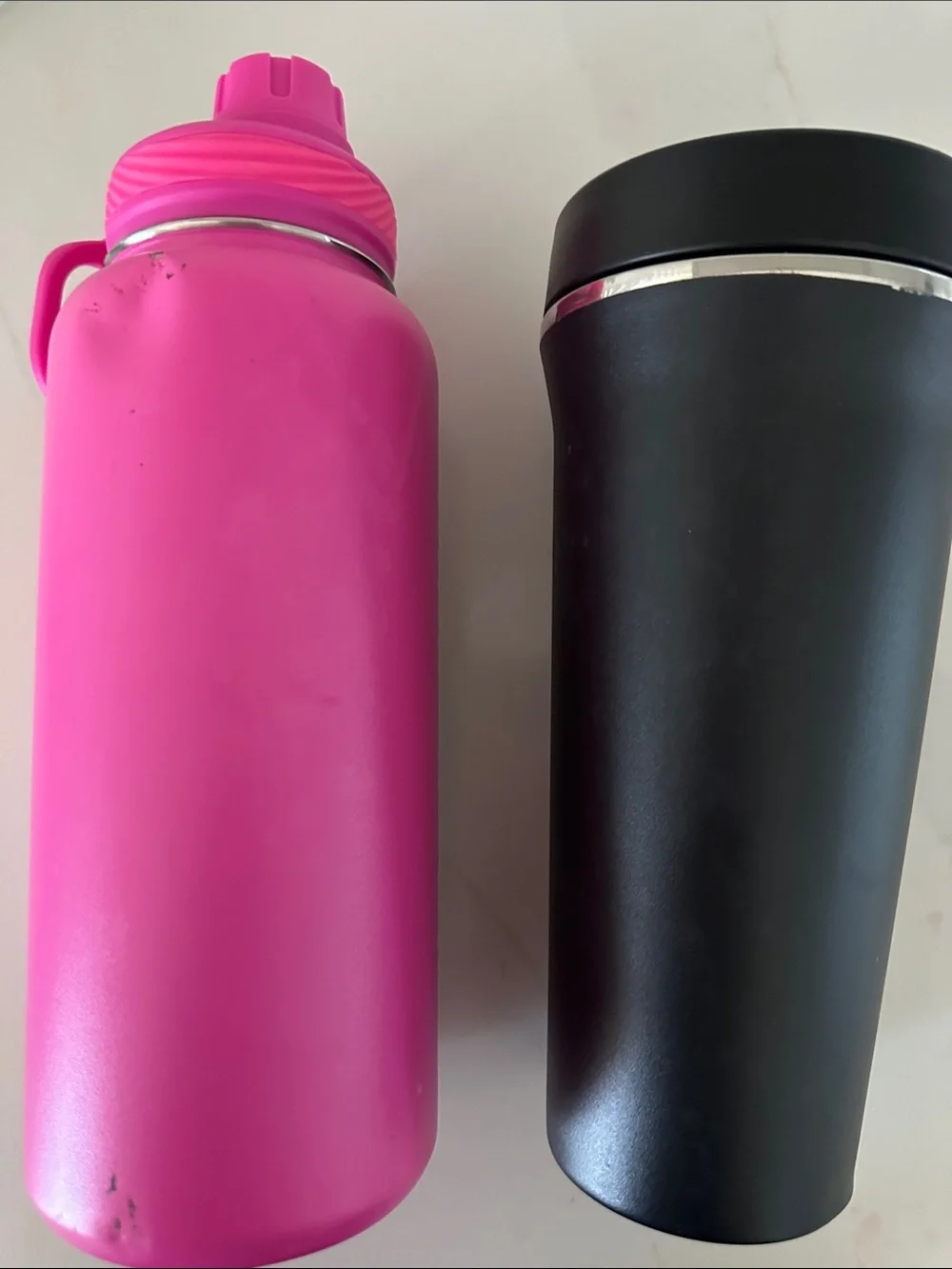 Lululemon Pink Stainless Water Bottle - Bright Pink